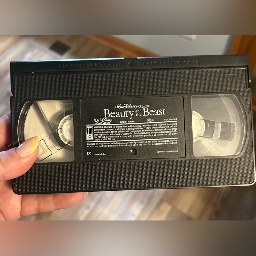 Disney Black Beauty and the Beast VHS (No Box)